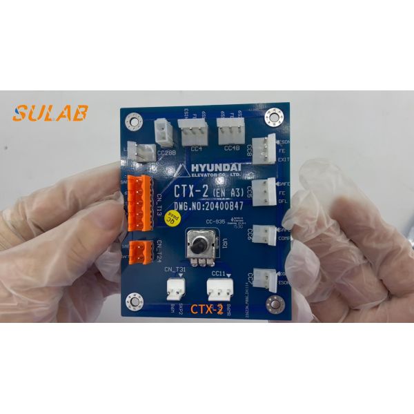 Hyundai Original CTX-2 Elevator Control Motherboard - PCB Main Board with 12 Months Warranty for STVF9 and WBVF Systems