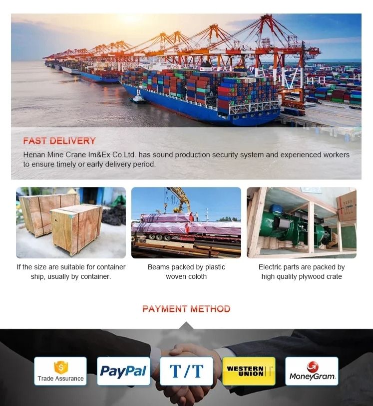 Zehua Customized European Double Girder Gantry Crane Heavy Duty Lifting Equipment for Construction Warehouse Port
