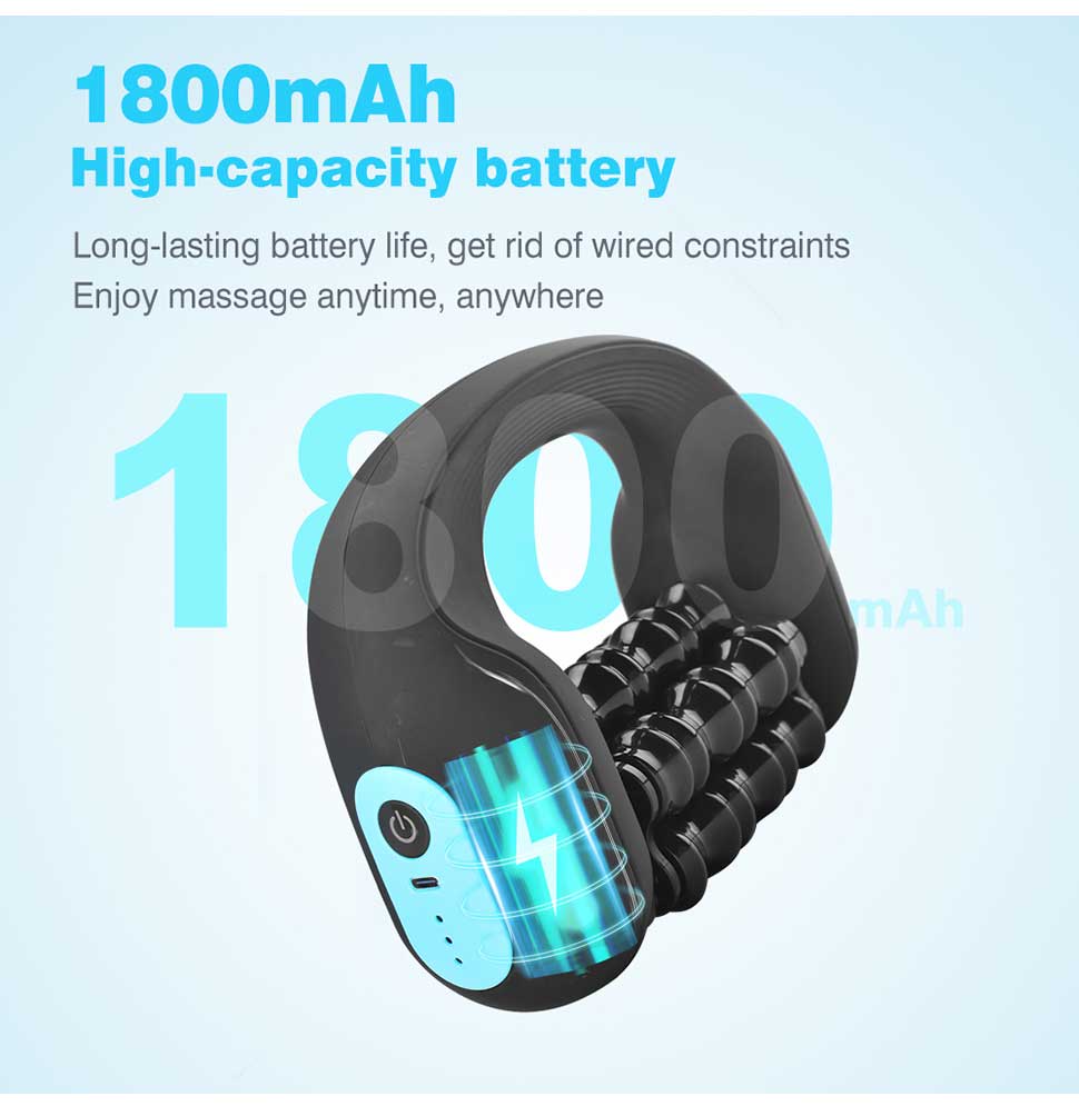 3-Speed Massage Roller Stick for Legs Foot & Calf Muscle Stimulator Rolling Percussive Massager