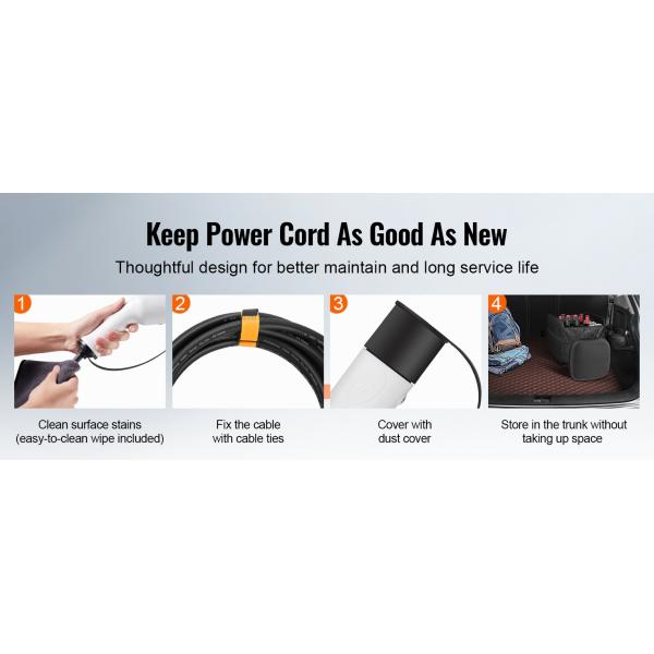 Кабель зарядки электромобиля 1 / 3 Фаза 3.6KW 7KW 11KW 22KW