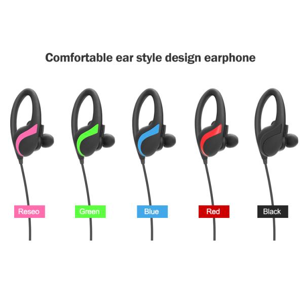 Environmentally Friendly Sports Wireless Earphones 50cm Soft Silicone