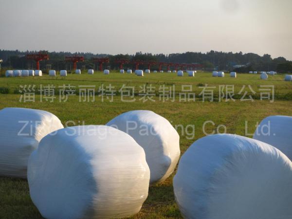 100% Virgin Polyethylene,White Stretch Film for Farm Packing,silage film for farm baler