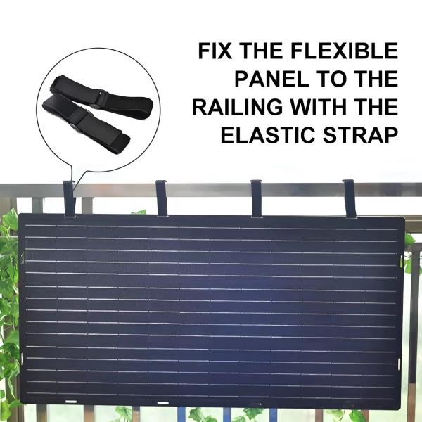 VDE certified 600W 800W Flexible Photovoltaikanlage Balkonkraftwerk Solarpanel Balcony Power Plant