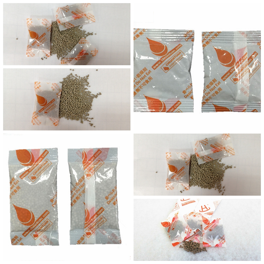 Harmless PET Barrier Natural Mineral Desiccant 5g PET Film Packaging Material