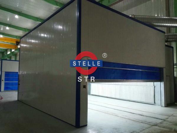 Temporary Truck Spray Paint Booth / Car Spraying Oven Full Downdraft Design