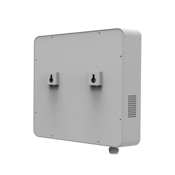 Cash register 32 inch wall mountable outdoor television enclosure touch screen self service kiosk with thermal printer