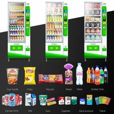 máquina de venda automática dos petiscos e das bebidas de 22 polegadas para microplaquetas das barras de chocolate