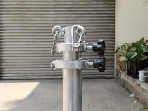 Elevated Photography 30ft 50ft 40 Ft Telescoping Antenna Mast Aluminum Hand Push Up