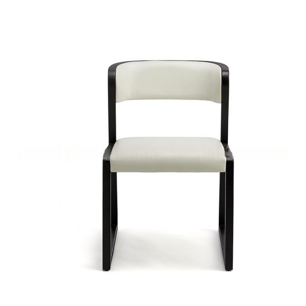 Meubles de chaise en bois de rose rectangulaire confortables sans appuie-bras