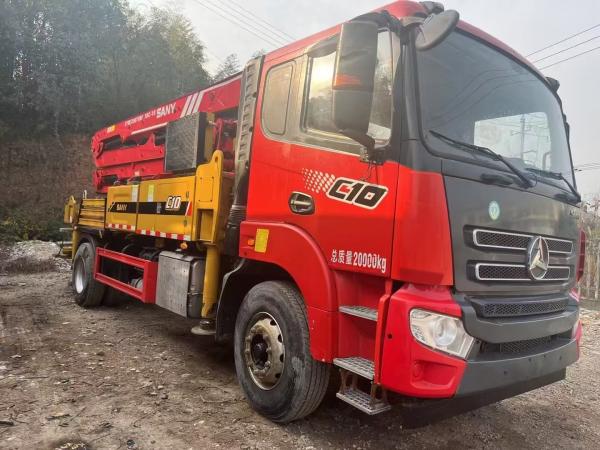 Remanufactured Boom Concrete Pump Trucks 25m 5Mpa For Buildings