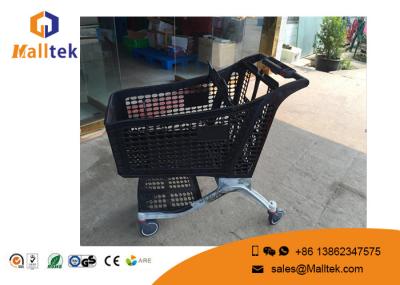 Trole esperto da compra do carro do trole plástico portátil da compra do supermercado da mão