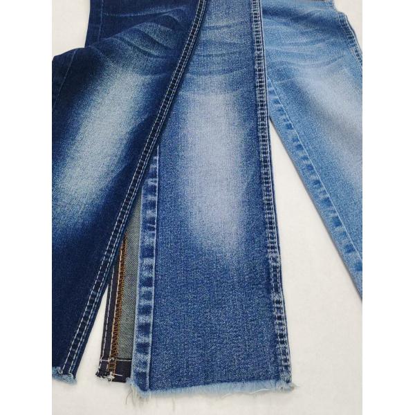 72%Cotton Twill Style Denim Fabric High Stretch 10*21/40+70 Construction For Lady Jeans