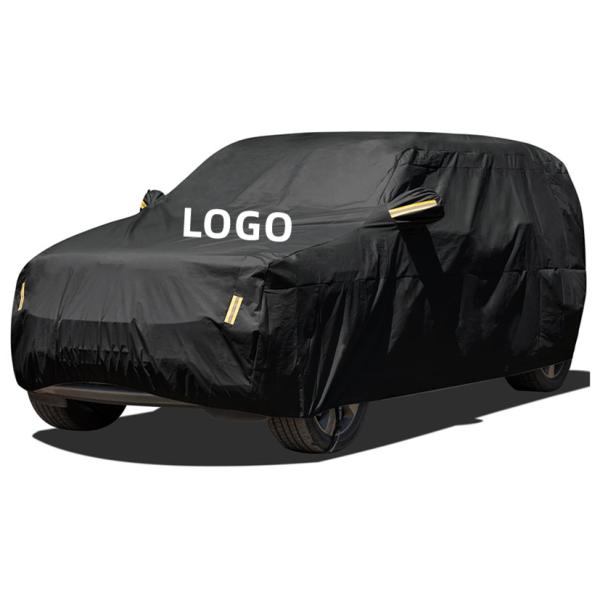 Custom Size and Logo Uv Protection Body Car Cover Sun Wholesale Good Quality Polyester 52X48X32CM 0.8-3kg 200 Pcs