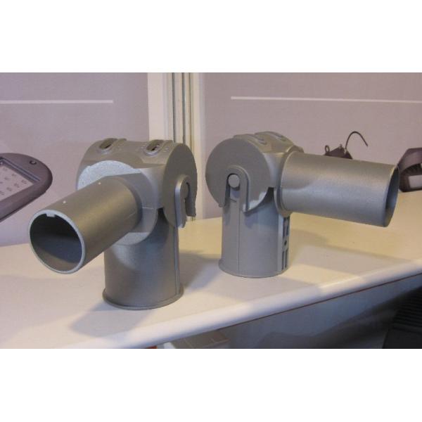 Die Casting Aluminum IP67 LED Street Light Adapter Bracket Adjustable Lamp Arm