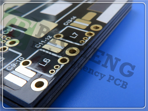 F4BTMS233 PCB 2.33 Dk 2-layer rigid PCB with Blind vias 40mil 1.016mm Thick used in Aerospace equipment, space and cabin equipment