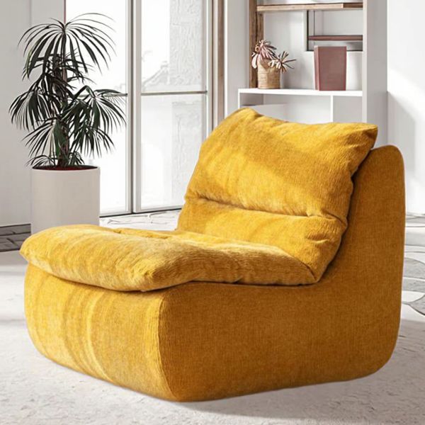 Modern Convertible Extendable Single Seat Sofa Set Synthetic Fabric Sponge Filling for Home Furniture Villa Living Room School