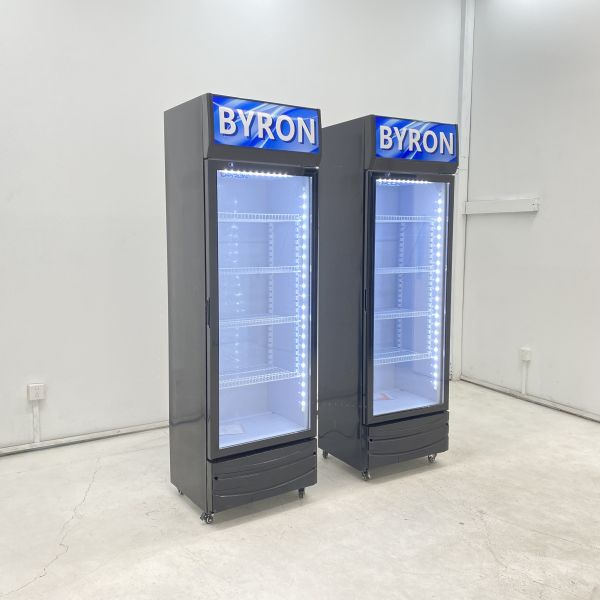 Glass Front Beverage Fridge 3 Doors Merchandiser Refrigerator