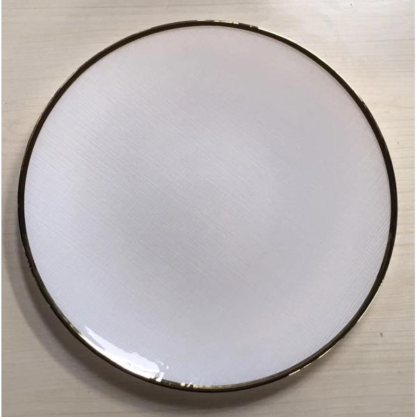 13 дюймовые красивые блестящие коричневые стеклянные зарядные пластины для мероприятий