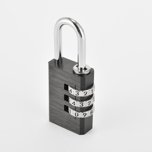 Durable 3-Digit Password Aluminum Combination Padlock Safe Lock and Code Passcode Digital Candados Type Passcode Lock
