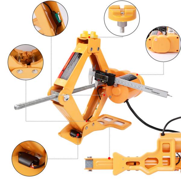 15A elétricos Scissor Jack, pálete Jack do elevador 3000kg hidráulico