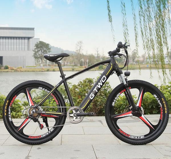 Magnesium Alloy Hidden Battery Electric Bicycle 48V 250W 350W 26 / 27.5 Inch Hub Motor