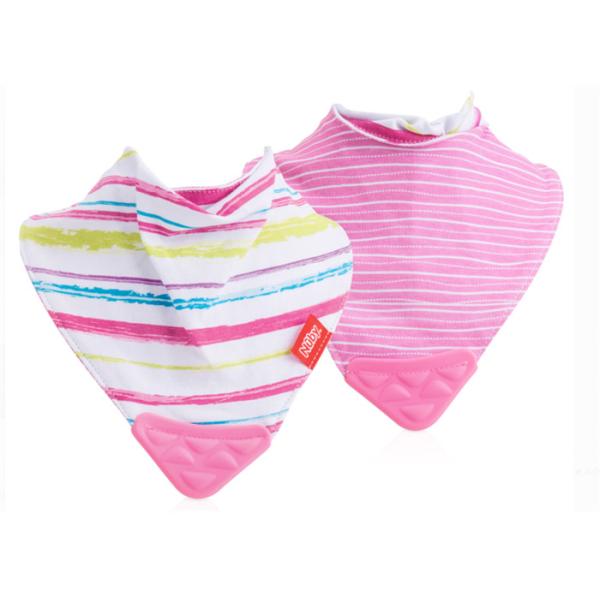 100% Cotton Baby Girl Teething Bibs Velcro Tab Style May Vary Endurable