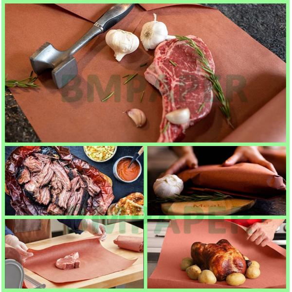 Розовый невашенный мясник 60 грамм Барбекю бумага для курения мяса 18 'х 175 футов