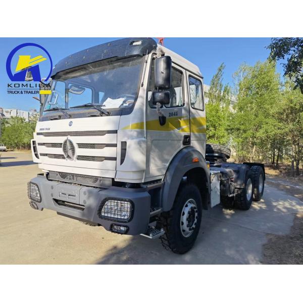 Beiben 6X4 10 Wheeler Used Prime Mover Tractor Head Truck with Zf8098 Steering System
