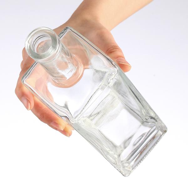 Botella de vidrio de 1L para bebidas alcohólicas licor whisky gin 750ml 1000ml 200ml