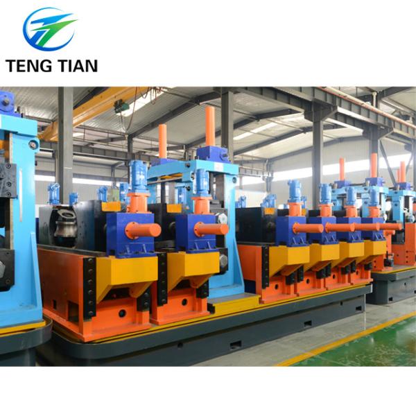 ERW Pipe Mill 300x300mm High Frequency Welding Direct Forming
