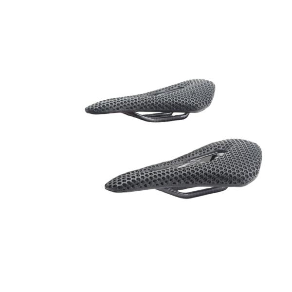 Mountain Biking Essential 3D Printed Carbon Fiber Road Bike Saddle with Hollow Design