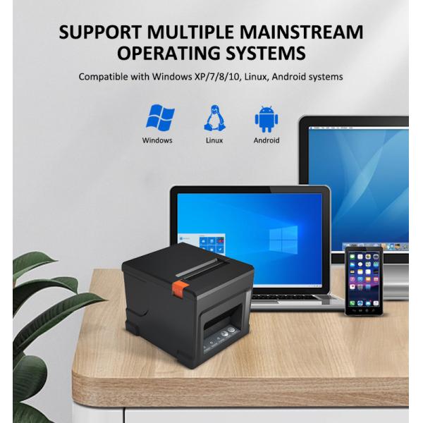 принтера получения 80mm резец 1D 2D термального автоматический принтер Bluetooth 3 дюймов термальный