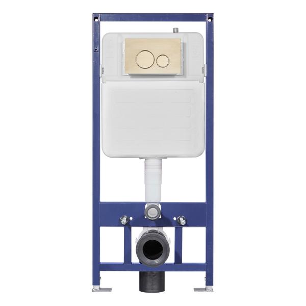 Customizable Recessed Toilet Cistern Gravity Fed Hidden Flush Tank