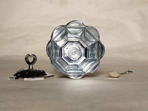 Arab high-grade fine silver goblet octagonal Sugar Bowl