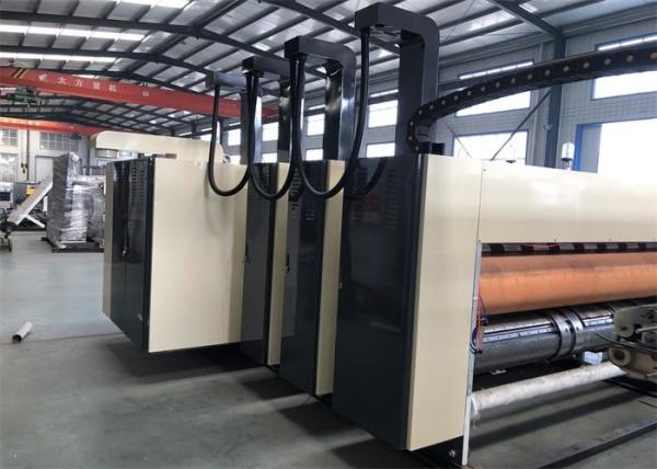 Corrugated Board Flexo Water Ink Printer Slotter Die-Cutter stacker Machine