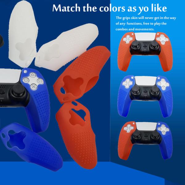 Silicon Ps5 Controller Cover Case Non-slip Protective Skin Accessories Soft Silicon Rubber Cover For Playstation 5 Gamepad Console