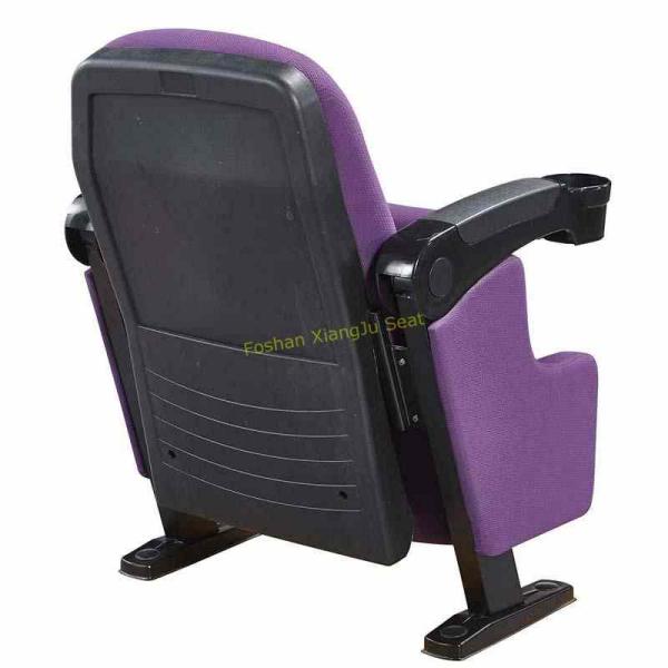 Fancy Purple Middle Back VIP Cinema Seating With Cup Holder / Home Theater Chair