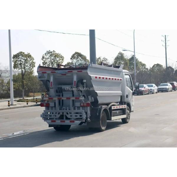 Pure Electric Energy Type Custom's Requirement 4-Sided Self-Loading Garbage Truck Enhancing Waste Collection Efficiency