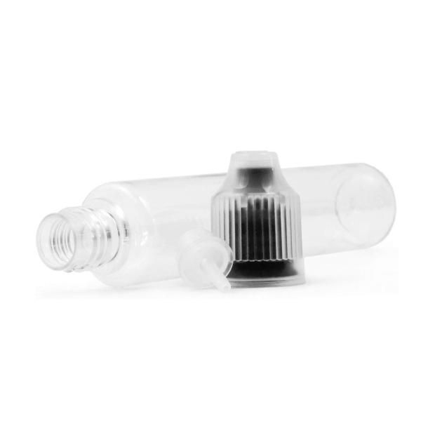 Бутылки любимца 30 Мл миниатюрные прозрачные безопасные с крышкой ребенка устойчивой