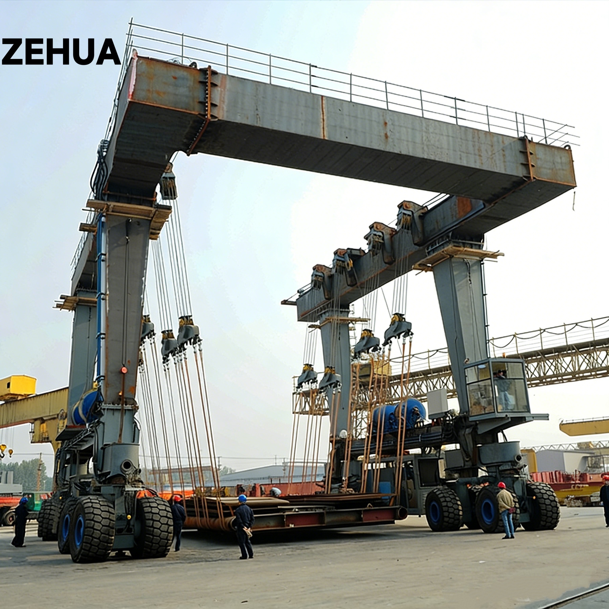 Boat Launching Crane Jet Ski Lift Pontoon Boat Lift Inboard Boat Lift Shore Station Boat Lift100t 150t 200t 300t