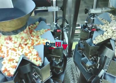 Pesador de Multihead da máquina de peso de Multihead para refeição pronta a máquina de enchimento impermeável posta de conserva do alimento