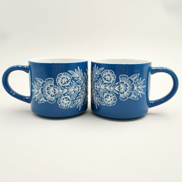 Handpainted Garden Coffee Mug with Eco-Friendly Material and Microwave Safe for Sustainable Enjoyment