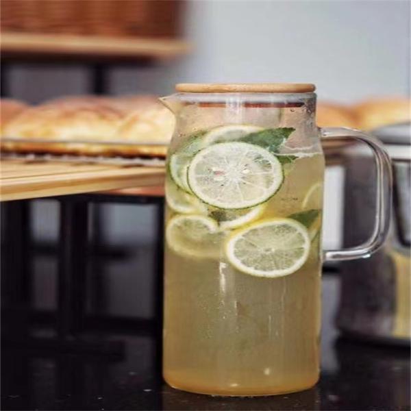 Household Juice Zapper with Thickened High Borosilicate Glass and Stainless Steel Lid