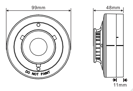 GA543 DC Powered Wire-In Combustible Gas Detector