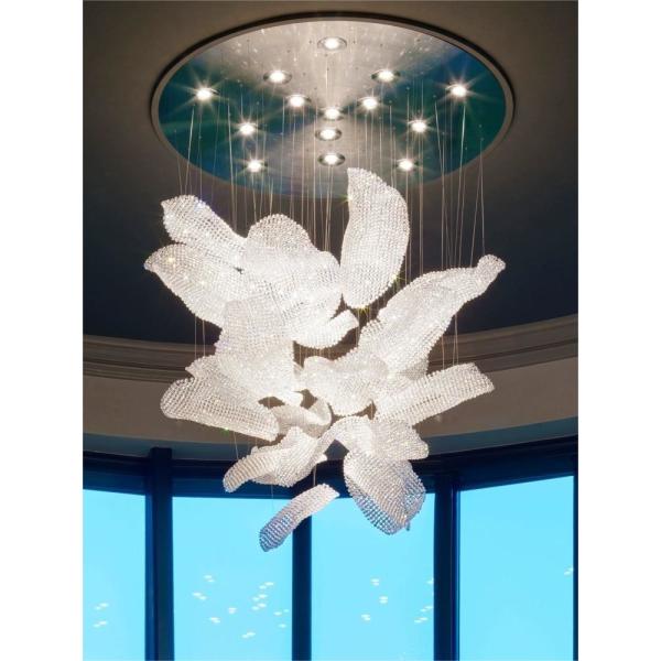 Креативное искусство роскошный кристаллический люстра для выставочного зала или конференц-зала