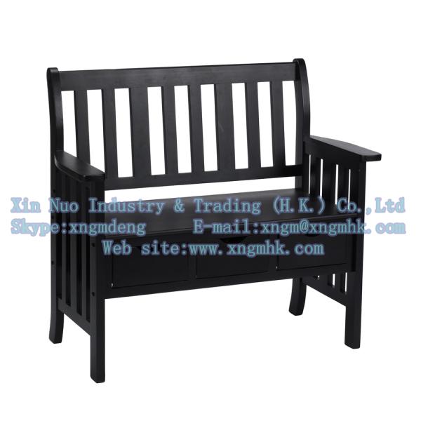 Wooden Raven Storage Bench、Wooden chair, wooden outdoor chairs, wooden double chair
