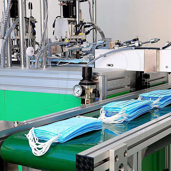 Disposable Non Woven Protective Flat Mask Punching Machine