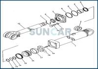 707-99-64010 7079964010 Lift Cylinder Seal Repair Kit Fits WA400-1