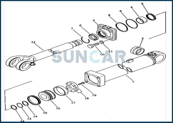 707-99-64010 7079964010 Lift Cylinder Seal Repair Kit Fits WA400-1