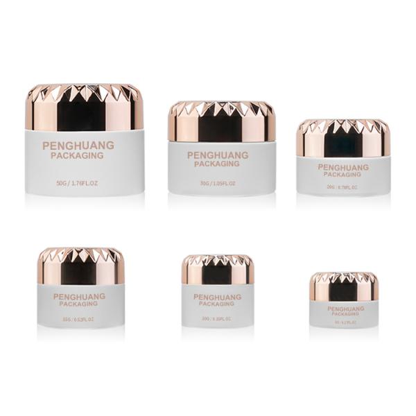 бутылки стекла 5g 10g 15g 20g 30g 50g упаковывая с подгонянной крышкой